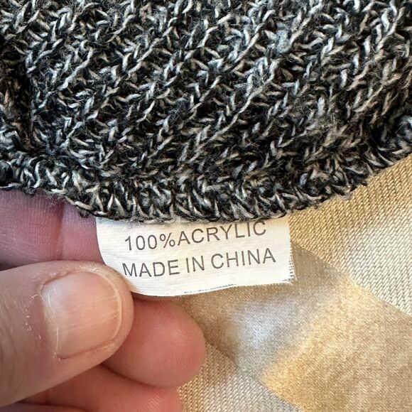 Neff Knit Beanie One Size Winter Cap Gray Outdoor Hat Warm Snowboard Skate Ski - Picture 5 of 7